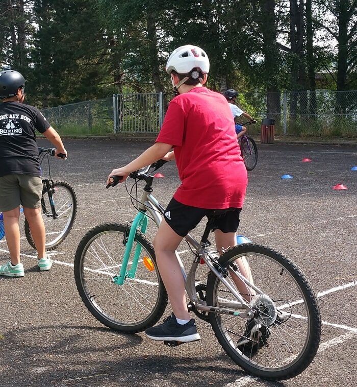 Retour sur la première séance de vélo-école
