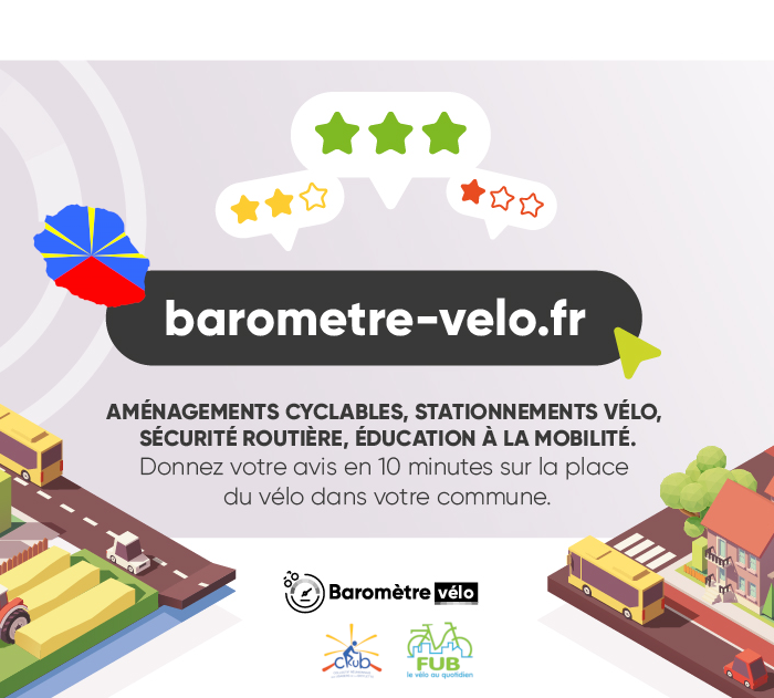 Baromètre vélo 2025 à La Réunion