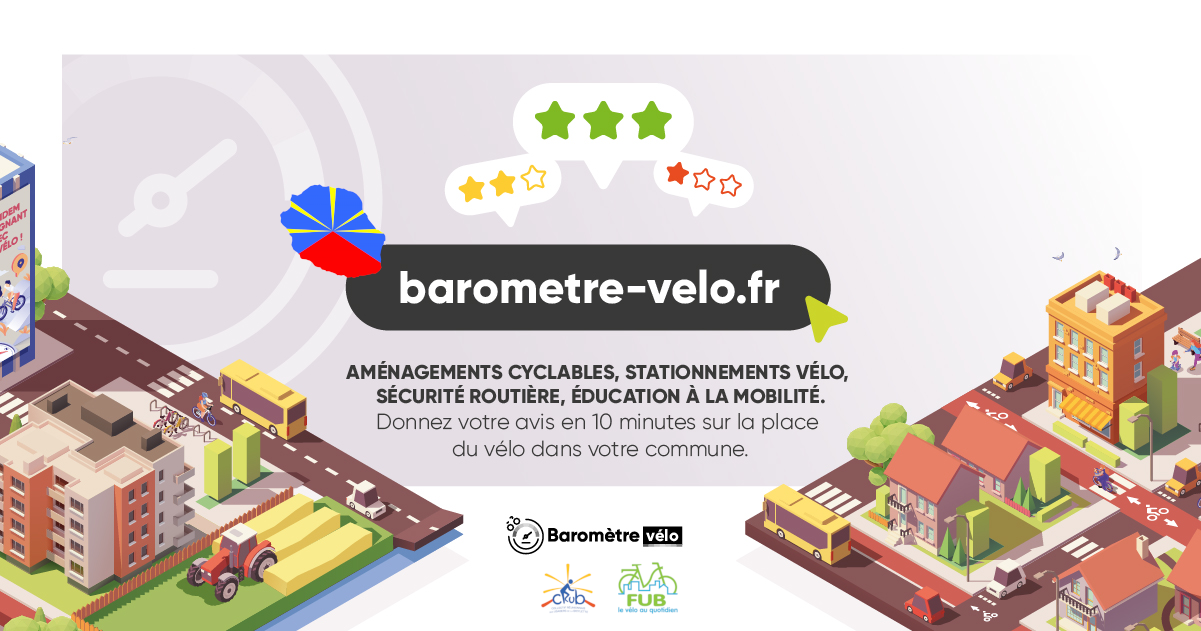 Baromètre vélo 2025 à La Réunion