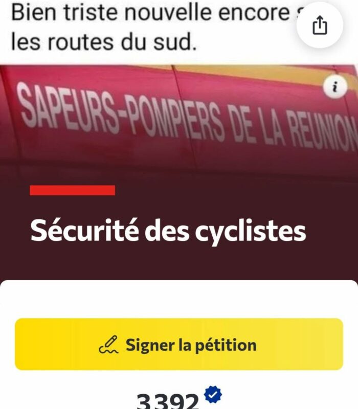 Sécurisation d’un itinéraire cyclable entre Saint Louis et Étang Salé sur la RN 2001, où en est-on ?